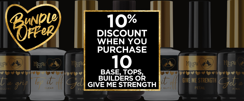 10% Off when buying any base, tops, builders or give me strengths